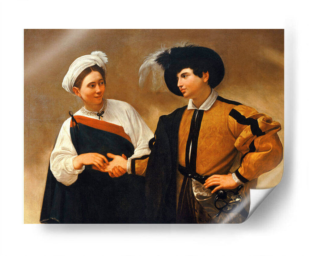 La buenaventura - Caravaggio | Cuadro decorativo de Canvas Lab