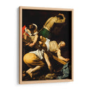 La crucifixión de san Pedro - Caravaggio | Cuadro decorativo de Canvas Lab