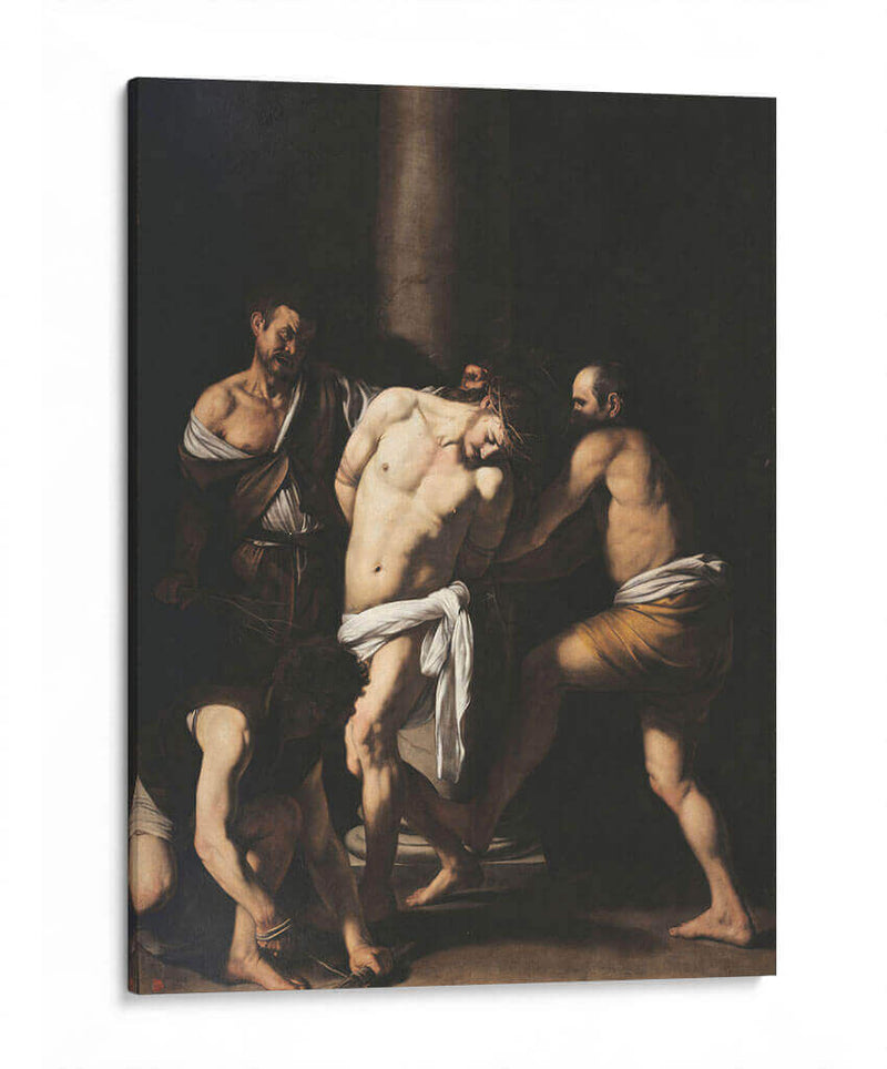 La flagelación de Cristo - Caravaggio | Cuadro decorativo de Canvas Lab