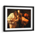La incredulidad de santo Tomás - Caravaggio | Cuadro decorativo de Canvas Lab