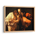 La incredulidad de santo Tomás - Caravaggio | Cuadro decorativo de Canvas Lab