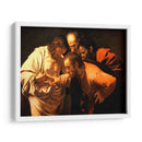 La incredulidad de santo Tomás - Caravaggio | Cuadro decorativo de Canvas Lab