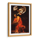 La inspiración de san Mateo - Caravaggio | Cuadro decorativo de Canvas Lab