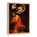 La inspiración de san Mateo - Caravaggio | Cuadro decorativo de Canvas Lab