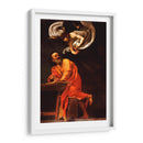 La inspiración de san Mateo - Caravaggio | Cuadro decorativo de Canvas Lab