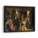 La negación de San Pedro - Caravaggio | Cuadro decorativo de Canvas Lab