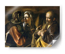 La negación de San Pedro - Caravaggio | Cuadro decorativo de Canvas Lab