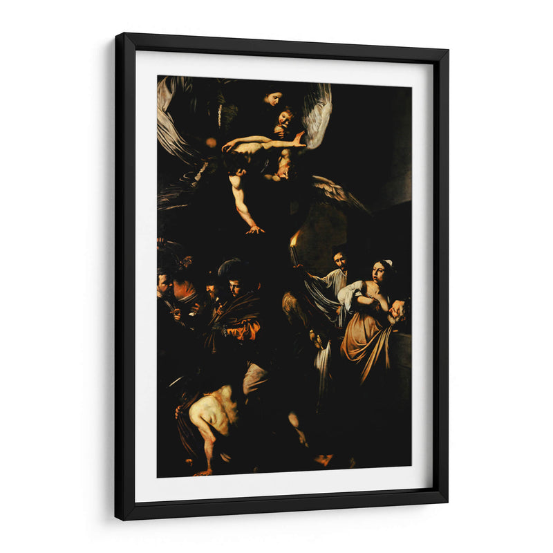 Siete acciones de la misericordia - Caravaggio | Cuadro decorativo de Canvas Lab