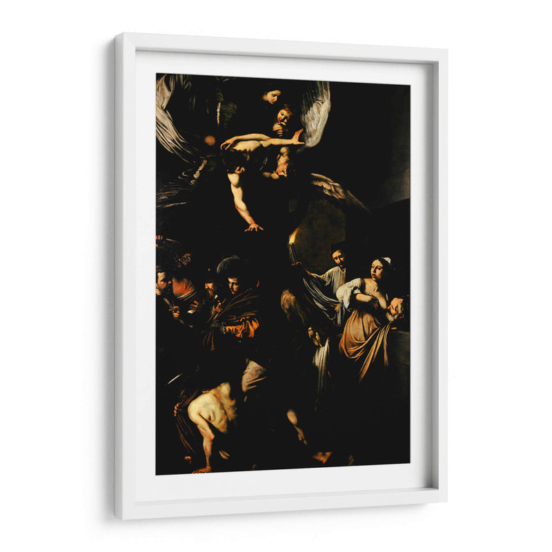 Siete acciones de la misericordia - Caravaggio | Cuadro decorativo de Canvas Lab