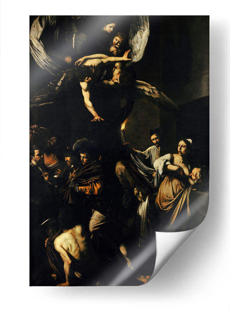 Siete acciones de la misericordia - Caravaggio | Cuadro decorativo de Canvas Lab