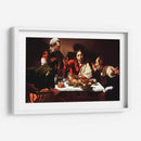 Los discípulos de Emaús - Caravaggio | Cuadro decorativo de Canvas Lab