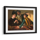Los jugadores de cartas - Caravaggio | Cuadro decorativo de Canvas Lab