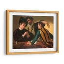 Los jugadores de cartas - Caravaggio | Cuadro decorativo de Canvas Lab
