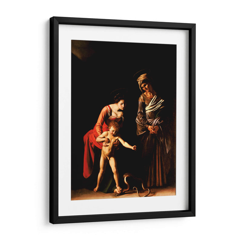 Madonna con el niño y santa Ana - Caravaggio | Cuadro decorativo de Canvas Lab