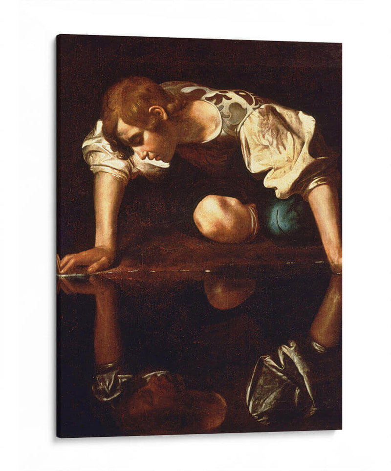 Narciso - Caravaggio | Cuadro decorativo de Canvas Lab