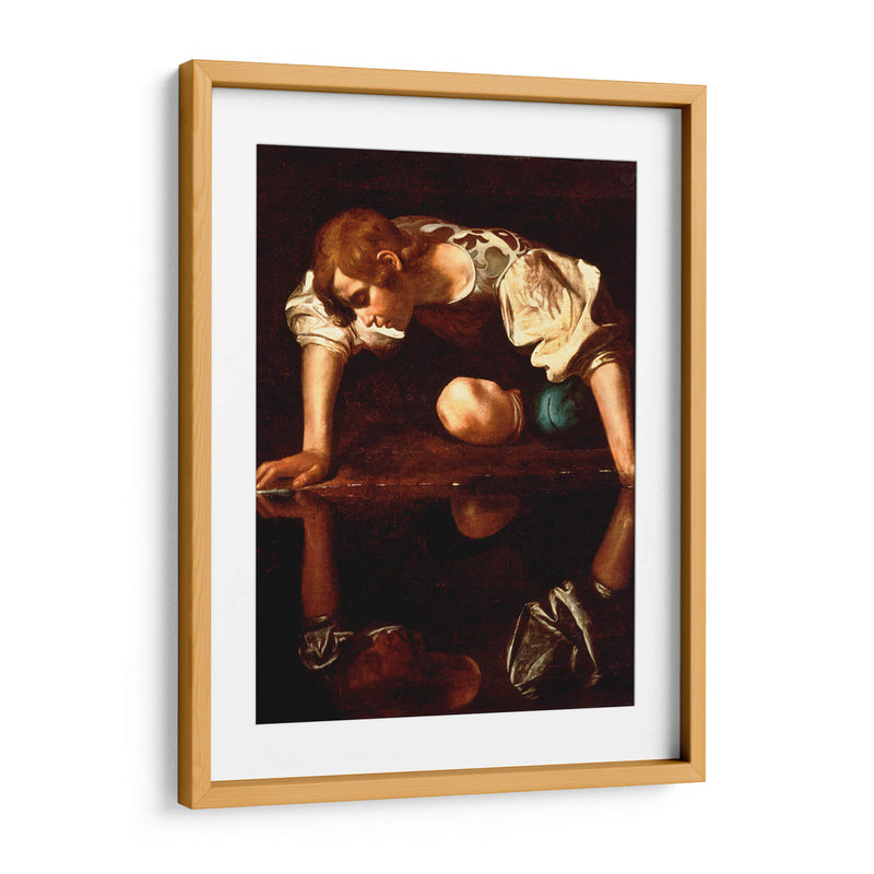 Narciso - Caravaggio | Cuadro decorativo de Canvas Lab