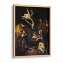 Natividad con san Francisco y san Lorenzo - Caravaggio | Cuadro decorativo de Canvas Lab