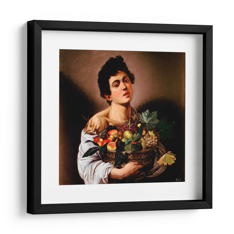 Niño con un cesto de frutas - Caravaggio | Cuadro decorativo de Canvas Lab