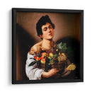 Niño con un cesto de frutas - Caravaggio | Cuadro decorativo de Canvas Lab