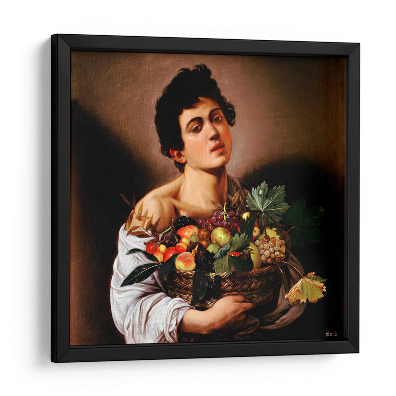 Niño con un cesto de frutas - Caravaggio | Cuadro decorativo de Canvas Lab