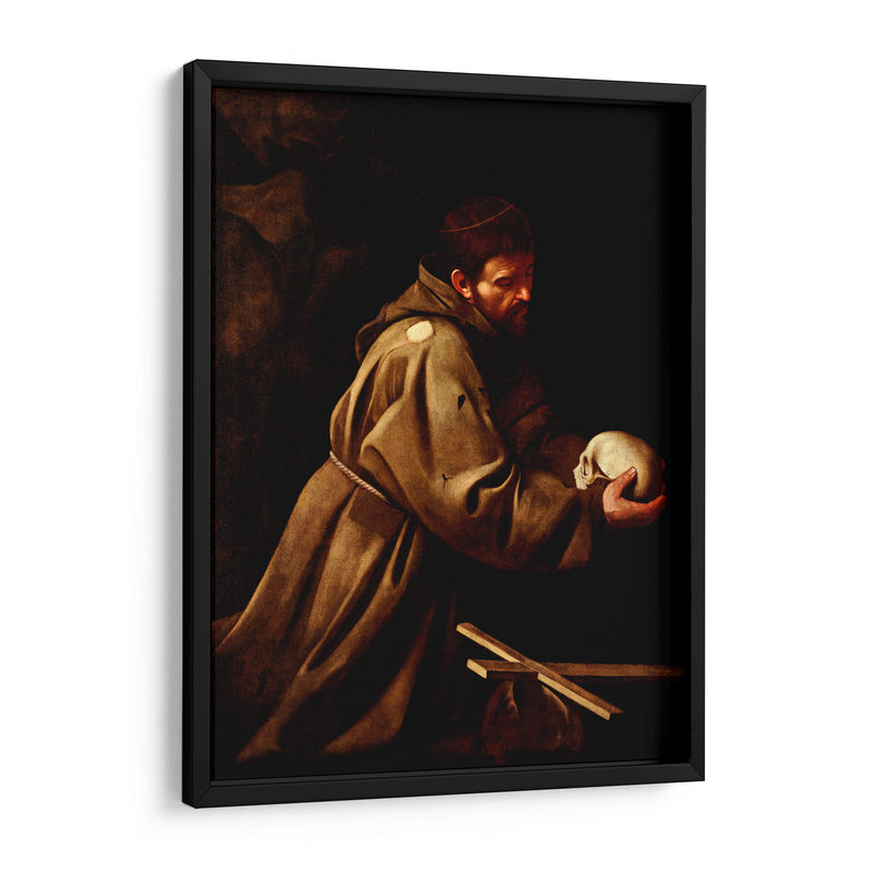 San Francisco en oración (Cremona) - Caravaggio | Cuadro decorativo de Canvas Lab