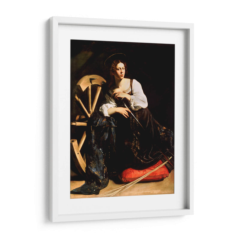 Santa Catalina de Alejandría - Caravaggio | Cuadro decorativo de Canvas Lab
