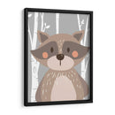 Mapache en el bosque | Cuadro decorativo de Canvas Lab