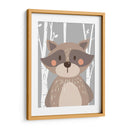 Mapache en el bosque | Cuadro decorativo de Canvas Lab