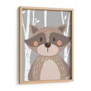 Mapache en el bosque | Cuadro decorativo de Canvas Lab