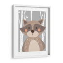 Mapache en el bosque | Cuadro decorativo de Canvas Lab