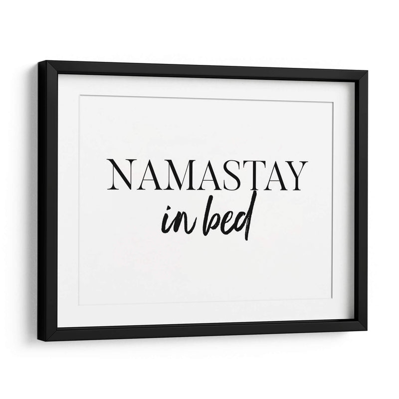 Namastay in bed | Cuadro decorativo de Canvas Lab