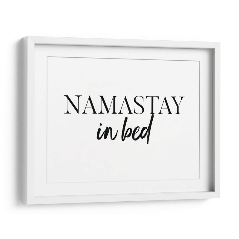 Namastay in bed | Cuadro decorativo de Canvas Lab