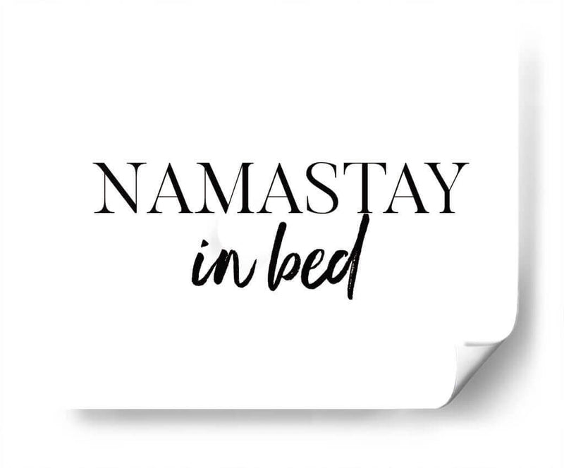 Namastay in bed | Cuadro decorativo de Canvas Lab
