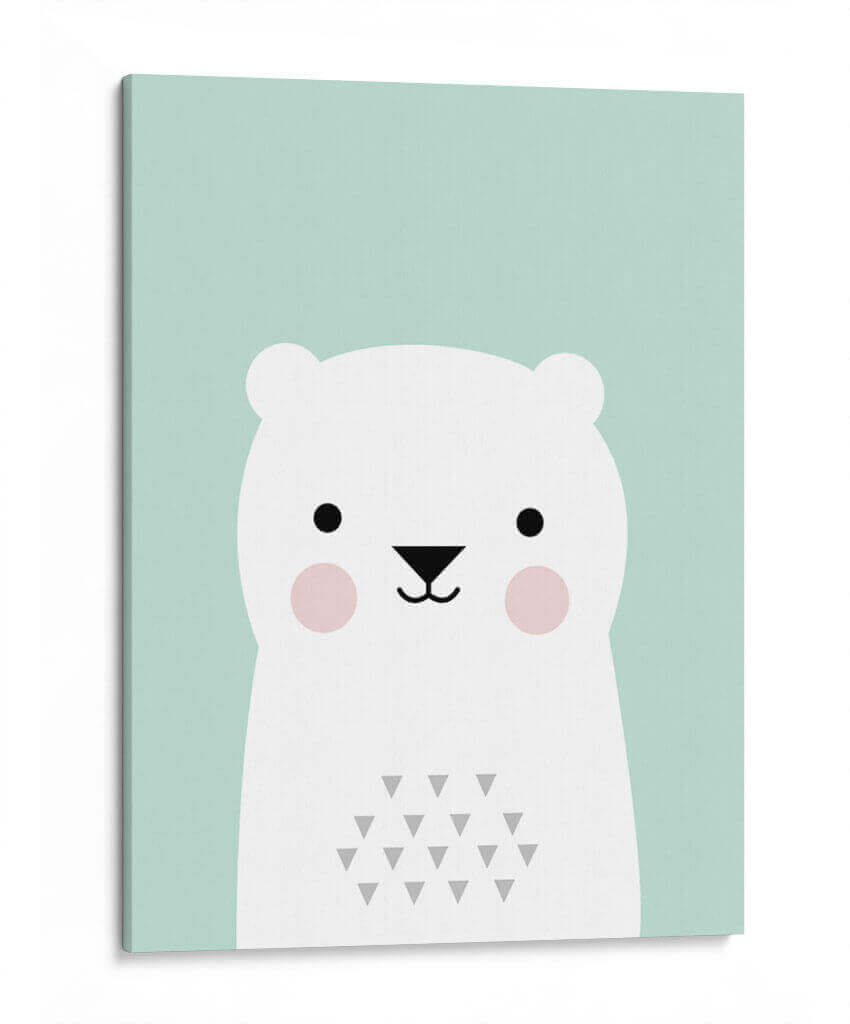 Pastel Bear | Cuadro decorativo de Canvas Lab