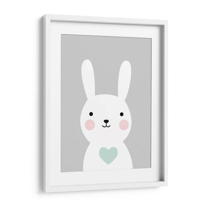 Pastel Bunny | Cuadro decorativo de Canvas Lab