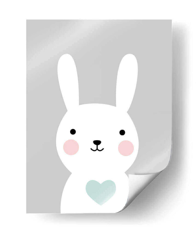 Pastel Bunny | Cuadro decorativo de Canvas Lab