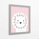 Pastel Lion | Cuadro decorativo de Canvas Lab