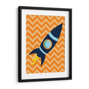 Space Rocket | Cuadro decorativo de Canvas Lab