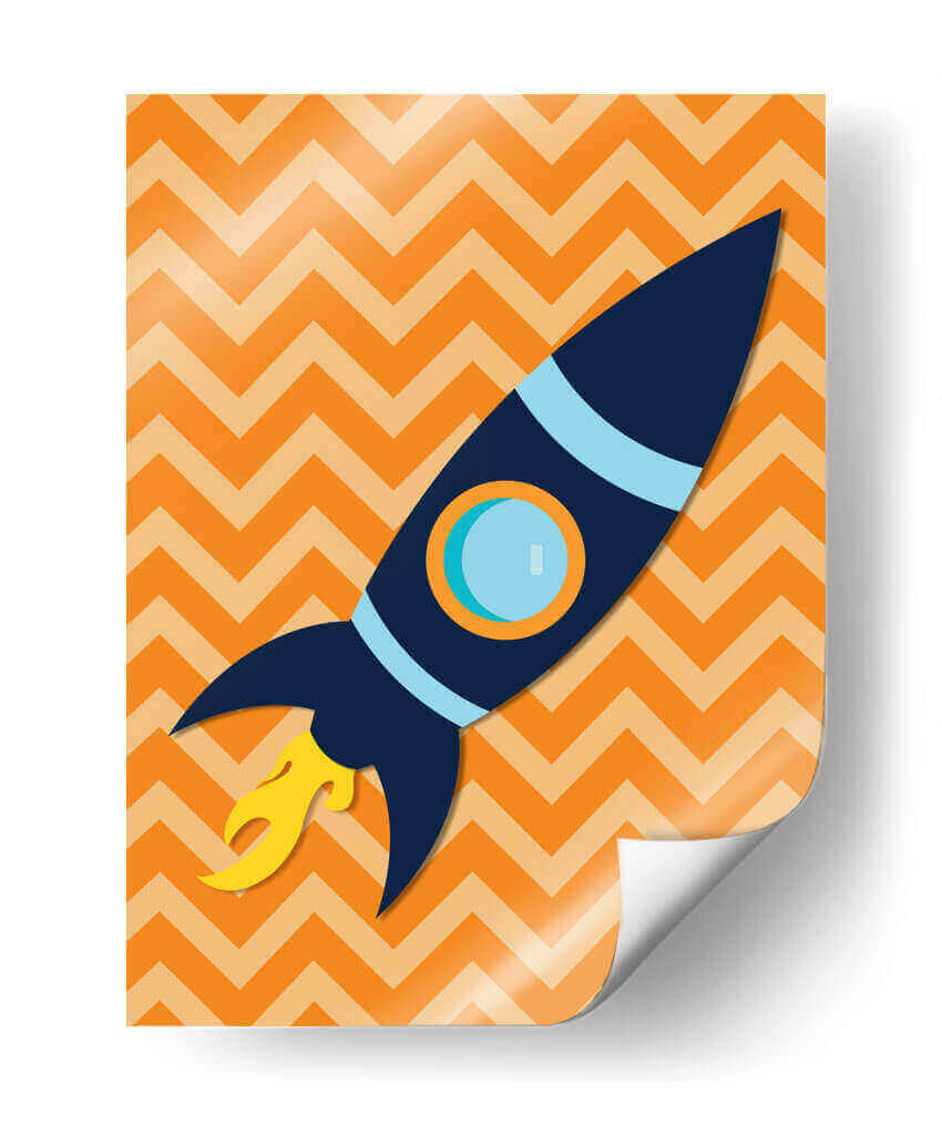 Space Rocket | Cuadro decorativo de Canvas Lab