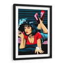 Mia Wallace Pulp Fiction | Cuadro decorativo de Canvas Lab