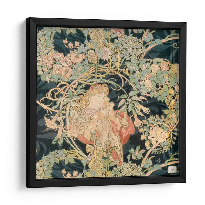 Mujer con margarita - Alfons Mucha | Cuadro decorativo de Canvas Lab
