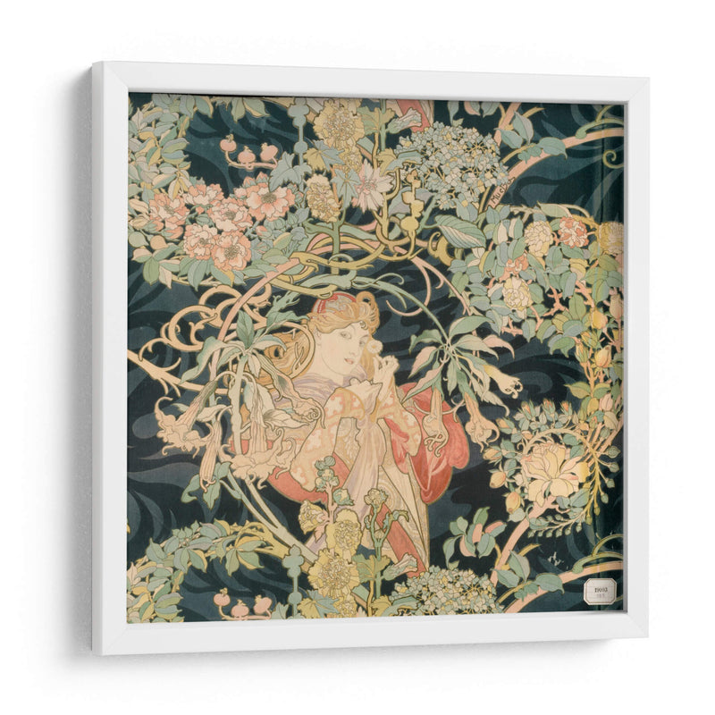 Mujer con margarita - Alfons Mucha | Cuadro decorativo de Canvas Lab
