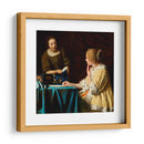 Ama y criada - Johannes Vermeer | Cuadro decorativo de Canvas Lab