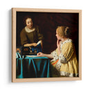 Ama y criada - Johannes Vermeer | Cuadro decorativo de Canvas Lab