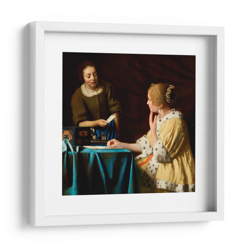 Ama y criada - Johannes Vermeer | Cuadro decorativo de Canvas Lab