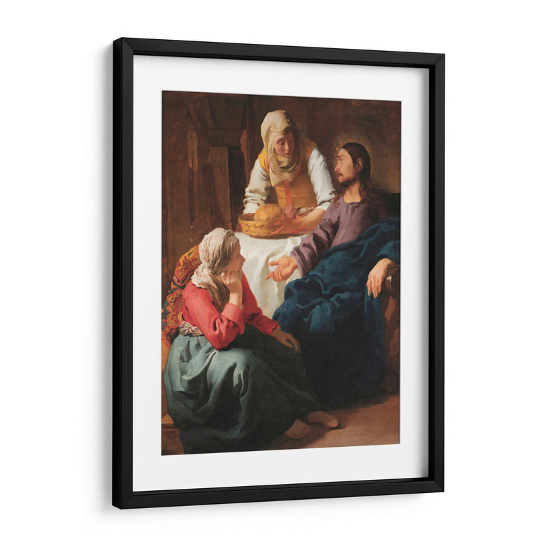 Cristo en casa de Marta y María - Johannes Vermeer | Cuadro decorativo de Canvas Lab