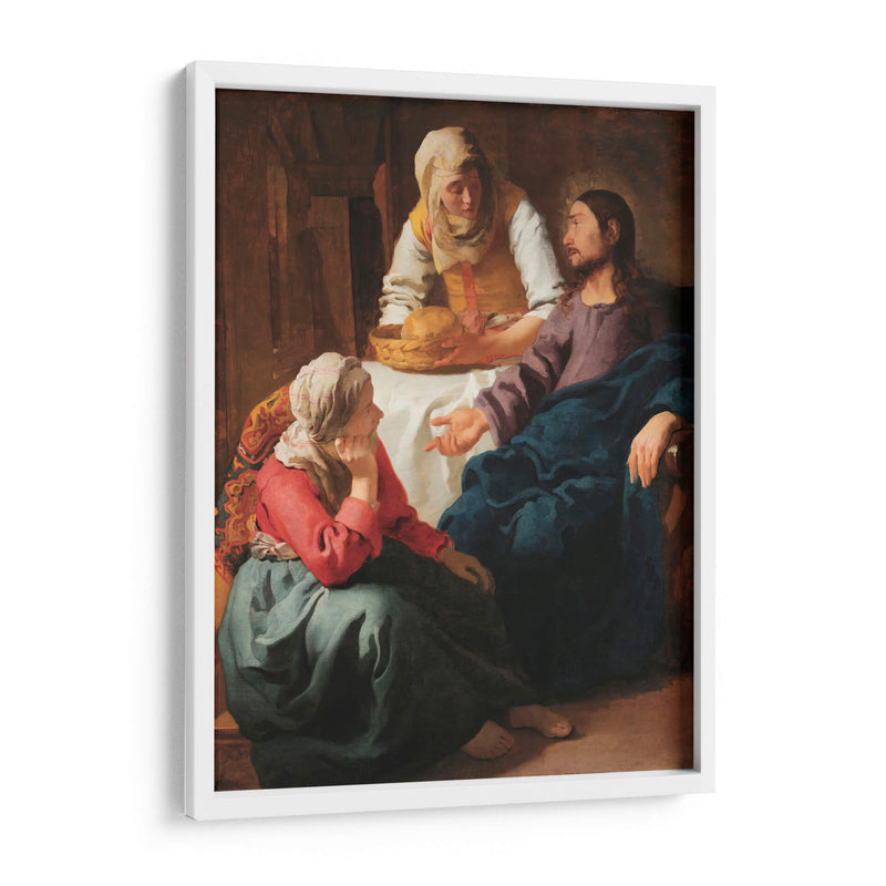 Cristo en casa de Marta y María - Johannes Vermeer | Cuadro decorativo de Canvas Lab