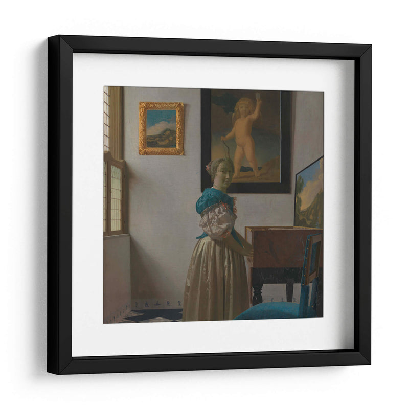 Dama al virginal - Johannes Vermeer | Cuadro decorativo de Canvas Lab