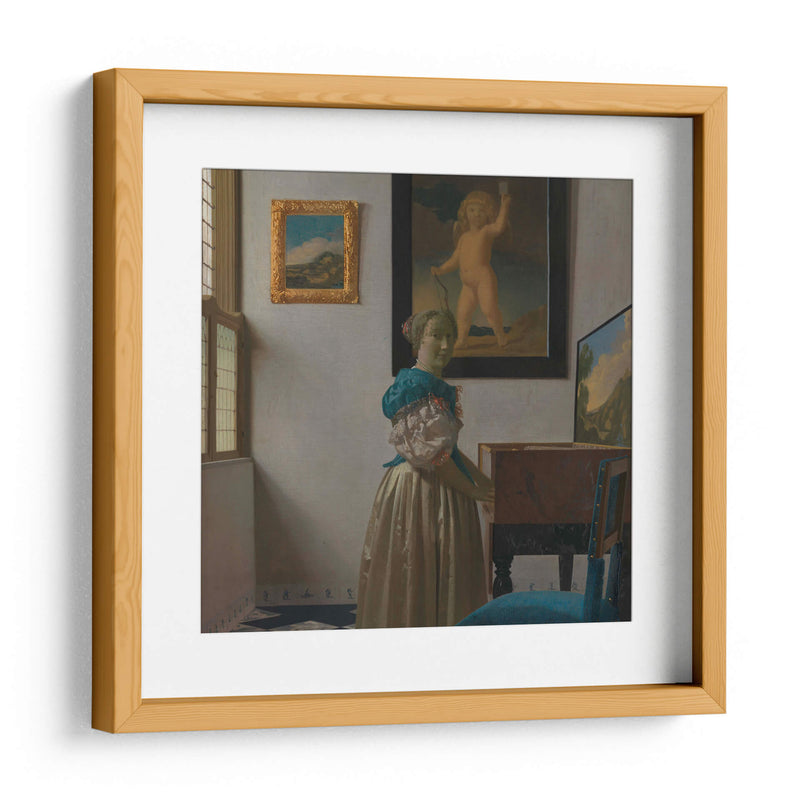 Dama al virginal - Johannes Vermeer | Cuadro decorativo de Canvas Lab