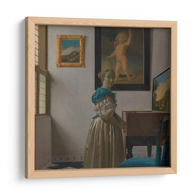 Dama al virginal - Johannes Vermeer | Cuadro decorativo de Canvas Lab